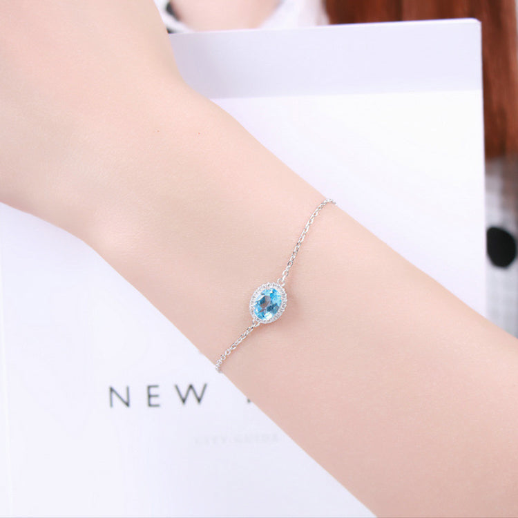 Blue Topaz Bracelet