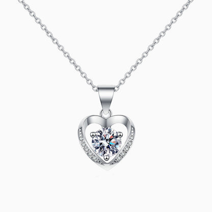 Zircon Heart Necklace