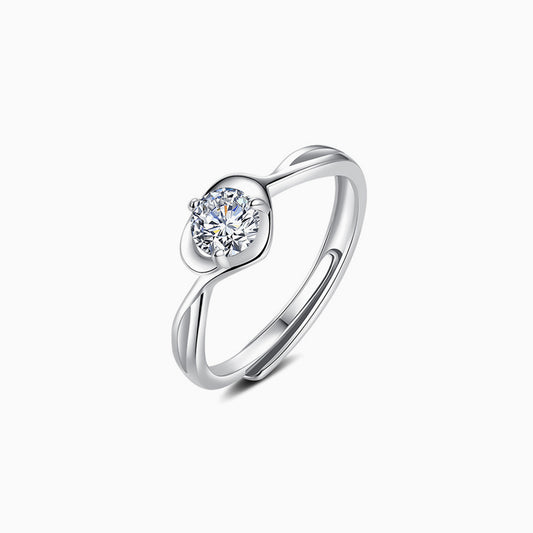 Zircon Heart Ring