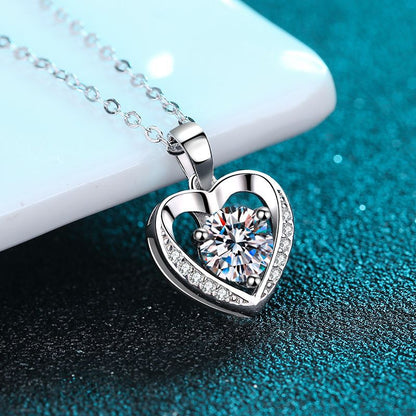 Zircon Heart Necklace