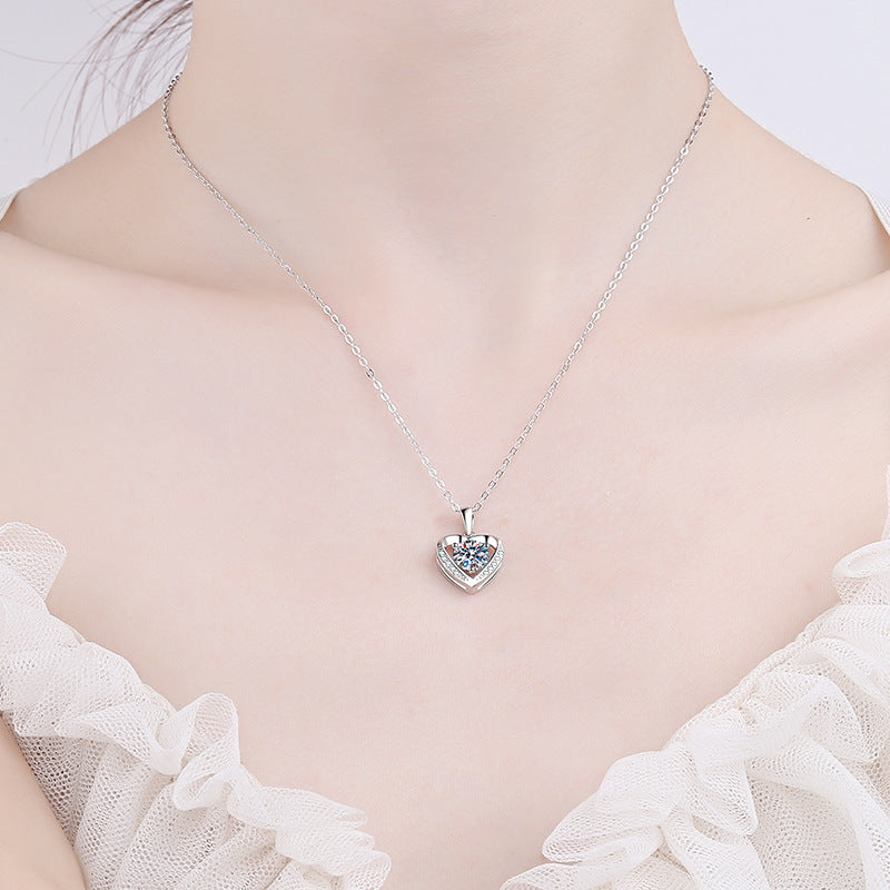 Zircon Heart Necklace